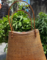 Irregular Natural Rattan Bag