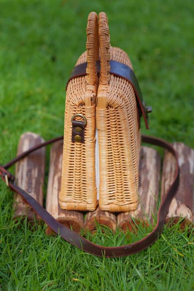 Natural Rattan Wicker Bag