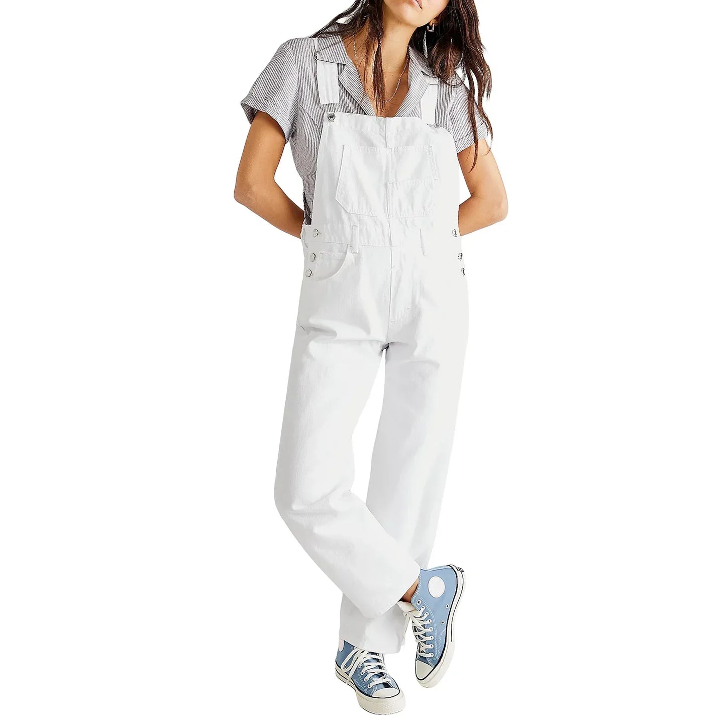 Denim Overalls for Women | Casual Jean Overall Outfit 4 S