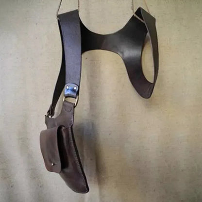 Genuine Leather Underarm Holster Wallet