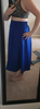 Pleated Flare Skirt Long With Buttons