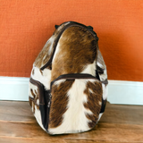 Long Hair Natural Cowhide Backpack