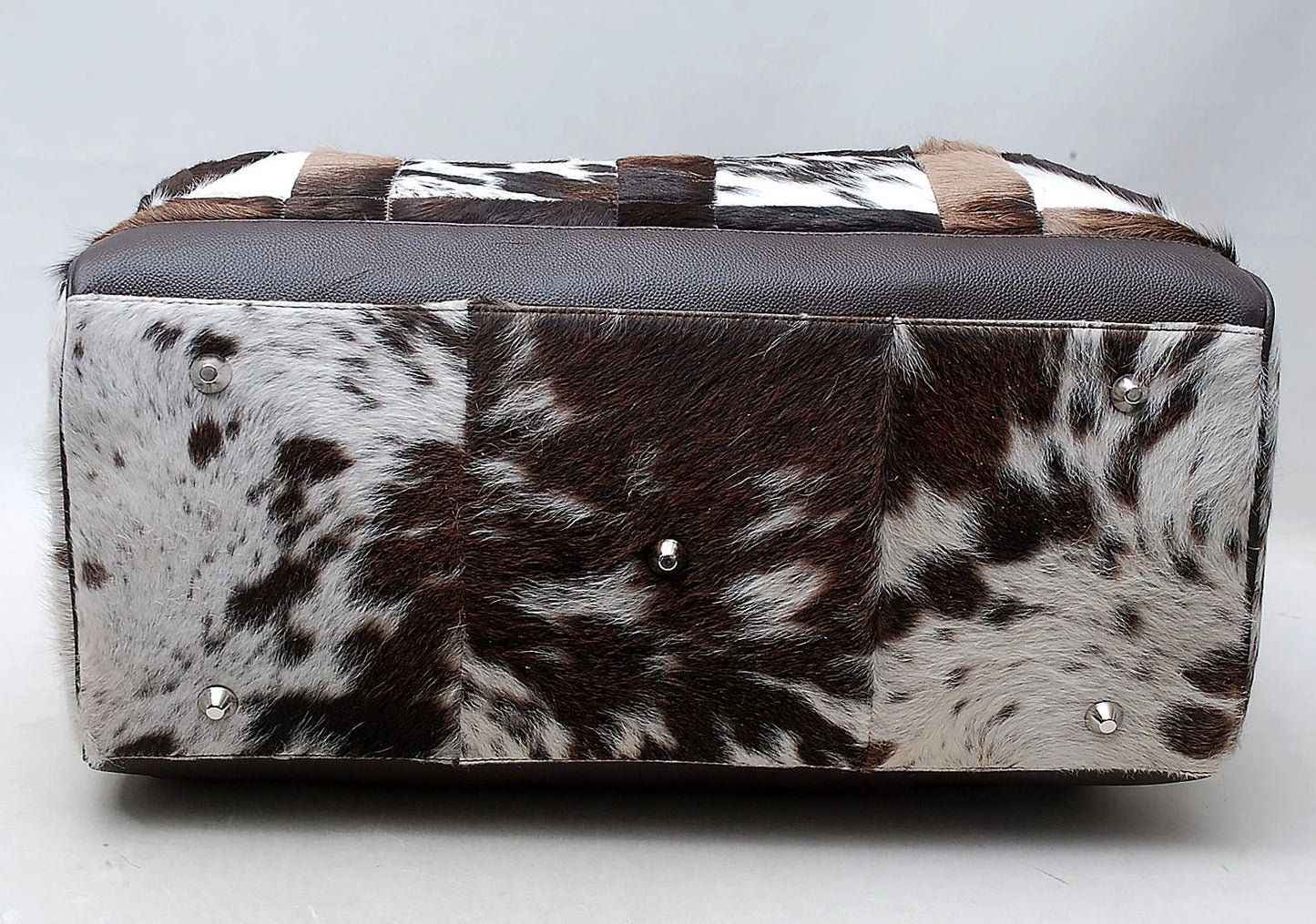 cowhide travel bag real leather duffle