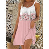 Summer Sleeveless Floral Print Women Sundress