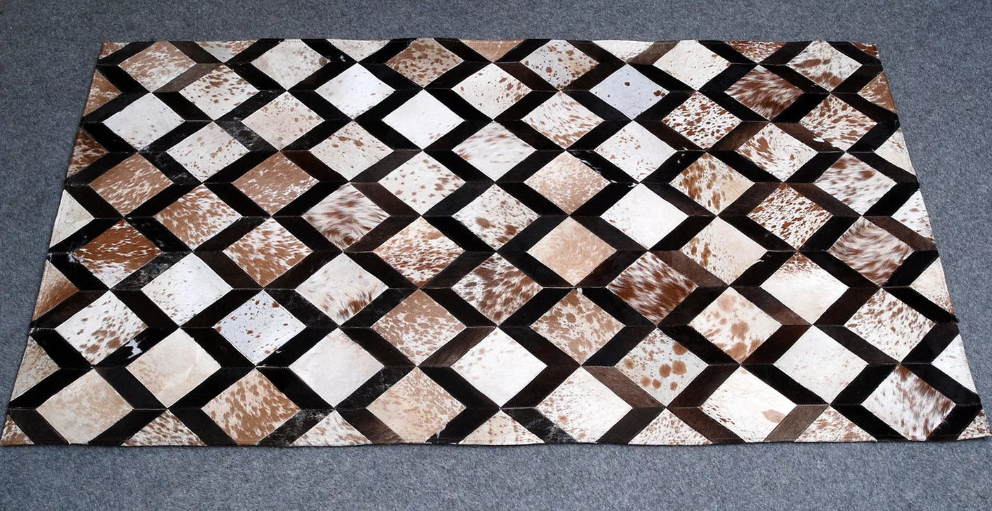 patchwork cowhide rugs carpet