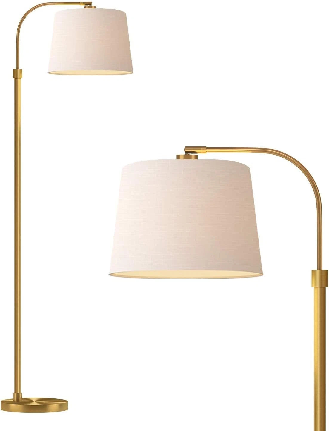 Modern Arc Curved Standing Lamp for Living Room and Bedroom