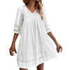 Boho Sundress Casual Summer Lace Dress