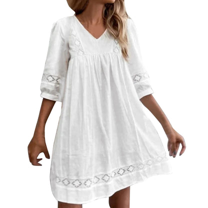 Boho Sundress Casual Summer Lace Dress