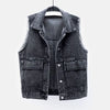 Vintage Denim Waistcoat Vest for Women