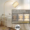 Curved Standing Gold Arc Lamp for Living Room