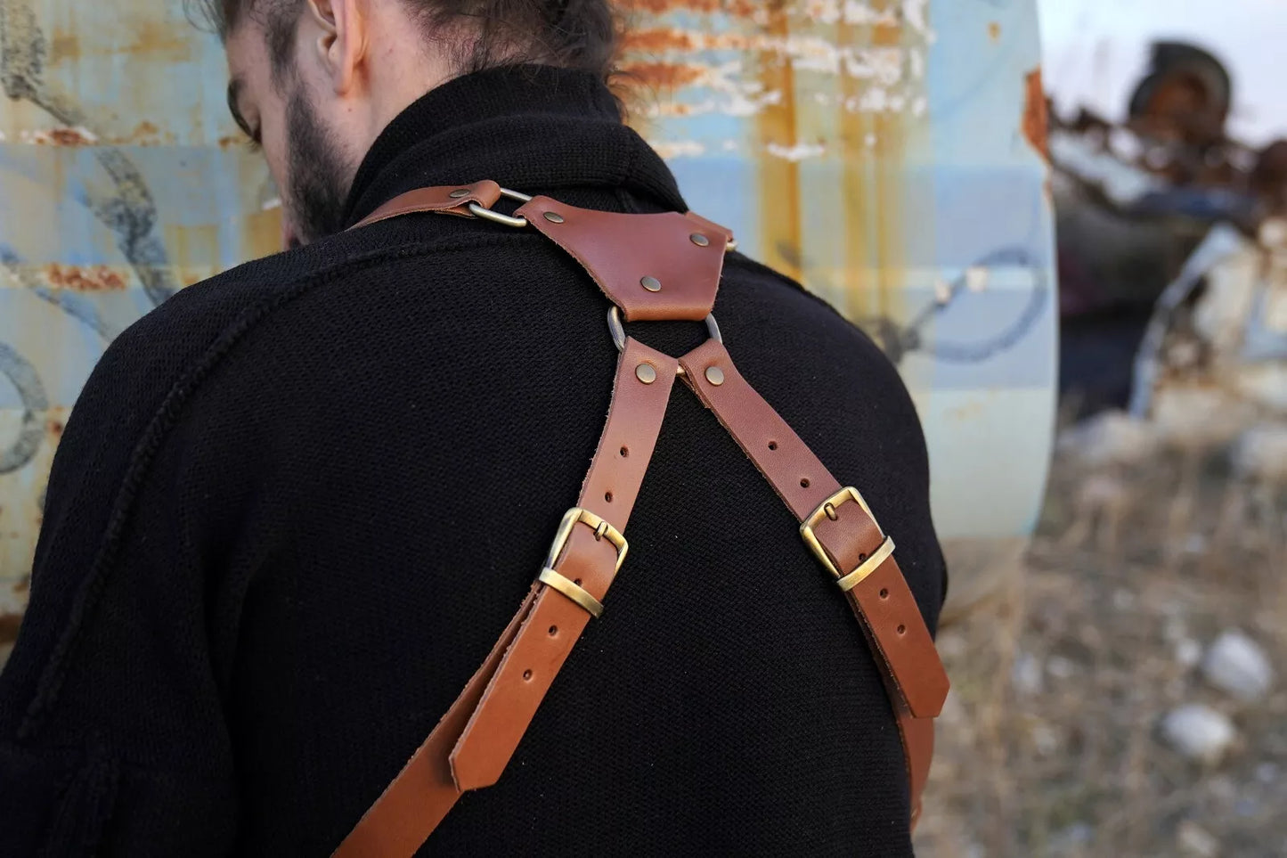 Leather Shoulder Holster Bag