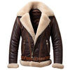 Men's Shearling Fur Leather Jacket