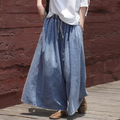 Women’s Loose Fit Baggy Denim Jean Wide Leg