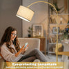 Curved Standing Gold Arc Lamp for Living Room