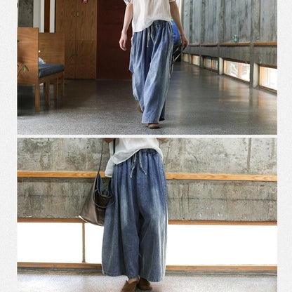 Women’s Loose Fit Baggy Denim Jean Wide Leg