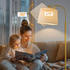 Modern Arc Curved Standing Lamp for Living Room and Bedroom
