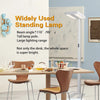 White Dimmable LED Floor Lamp Touch Control Dual Light