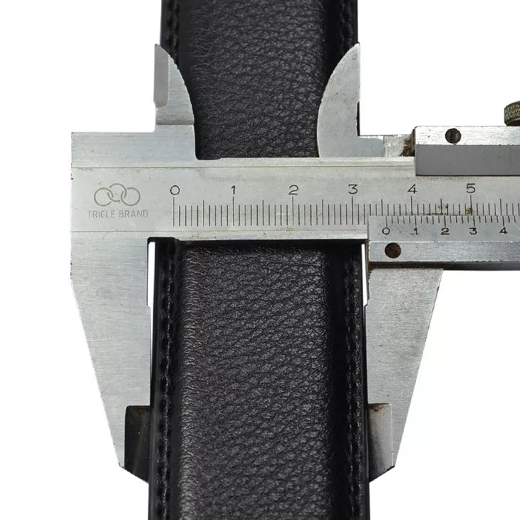 Genuine Black Leather Belt Office to Western Wear