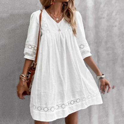 Boho Sundress Casual Summer Lace Dress