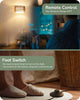 Gold Arched Boho Floor Lamp with Rattan Shade