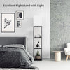 Corner Standing Lamp with Storage for Bedroom & Living Room