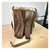 Golden Cowhide Rucksack Cow Fur Mommy Bag