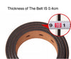 Real Leather Casual Belts for Jeans Men's