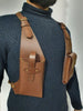 real leather holster bag shoulder