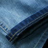 Floral Embroidered Denim Jogger Pants for Women