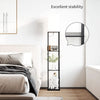 Corner Standing Lamp with Storage for Bedroom & Living Room
