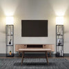 Corner Standing Lamp with Storage for Bedroom & Living Room