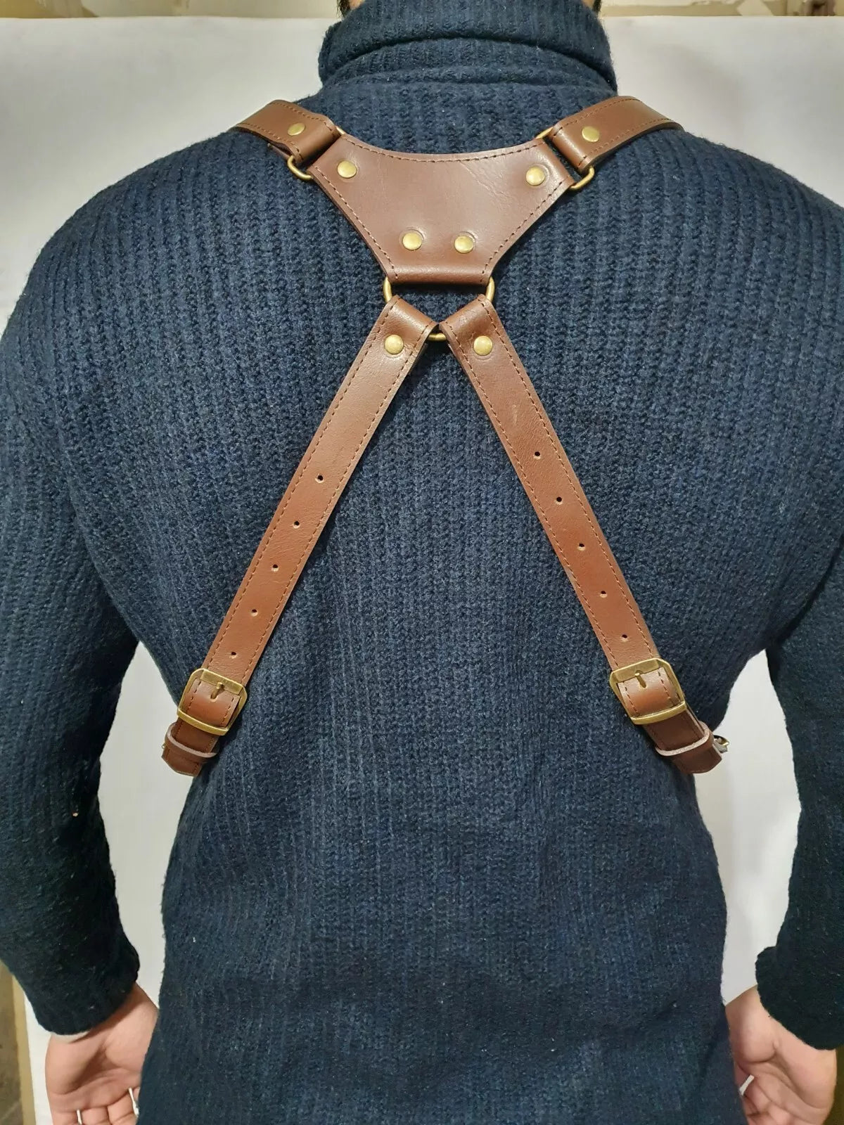 real leather holster bag shoulder