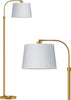 Modern Arc Curved Standing Lamp for Living Room and Bedroom