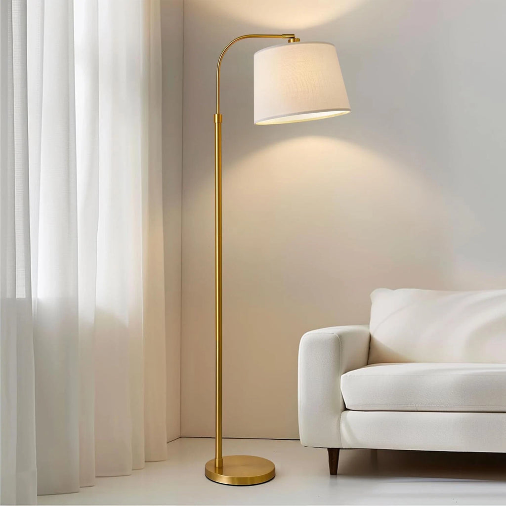 Modern Arc Curved Standing Lamp for Living Room and Bedroom