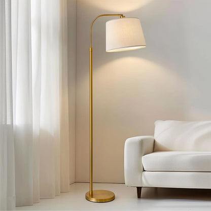 Modern Arc Curved Standing Lamp for Living Room and Bedroom