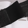 Women's faux leather corset belt with button fastening