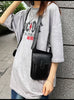 Men's dual pouch shoulder holster bag pu leather harness