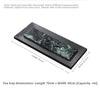 Natural Black Gold Stone Tea Tray With Drainage