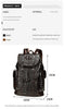 Men genuine crocodile leather backpack