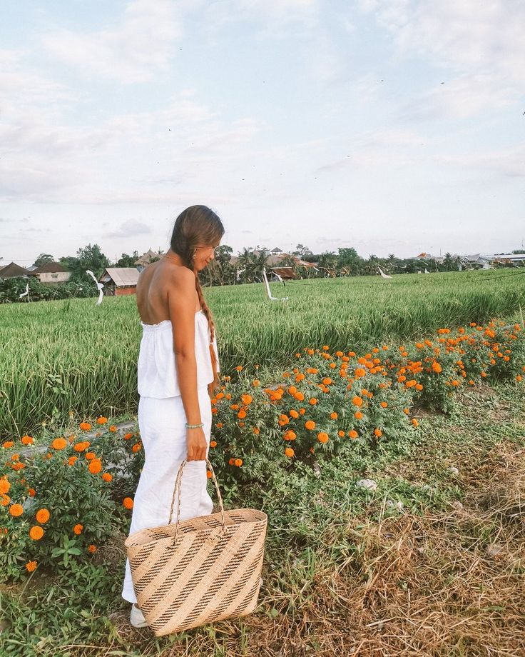 Straw Woven Rattan Handbag