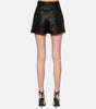 Real Leather Shorts Women High Waist