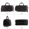 Crazy Horse Leather Trolley Garment Duffel