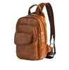 Real Leather Retro Mini Backpack