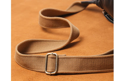 Mens Leather Sling Bag Black Crossbody Leather Sling Bag