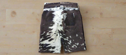 Hair On Cowhide Shorts For Men