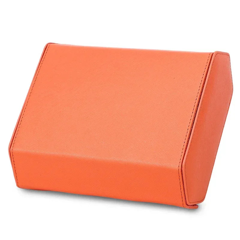 Luxury leather watch box for men 6 slot watch case