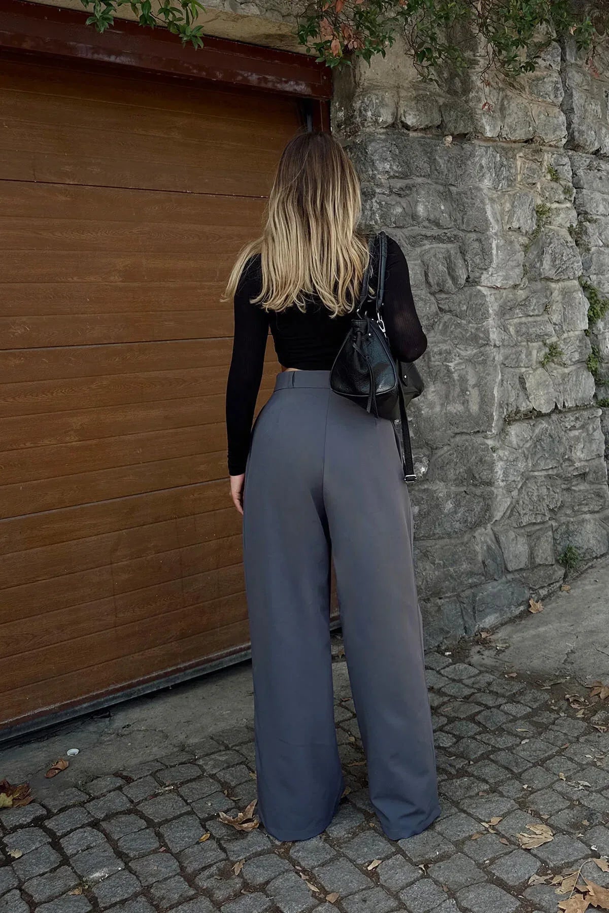 wide leg bell bottom dress pants women's