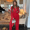 women lace suit with collared shirt and lace pants 1 S