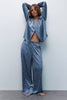 winter printed loose fit lounge wear set