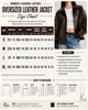 Brown leather jacket women oversized loose fit